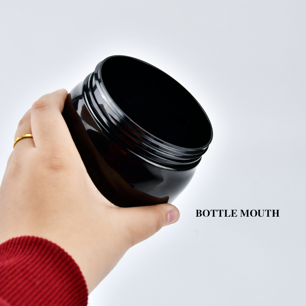 Wholesale Cosmetic Packaging 500ml Empty Plastic Hair Body Scrub Container Jar 500ml Body Butter Plastic Cream Jar