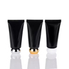 Luxury 30ml 50ml 100ml 150ml White Black Cosmetic Packaging Empty Cream Lotion Plastic Pe Soft Tube With Gold Screw Cap