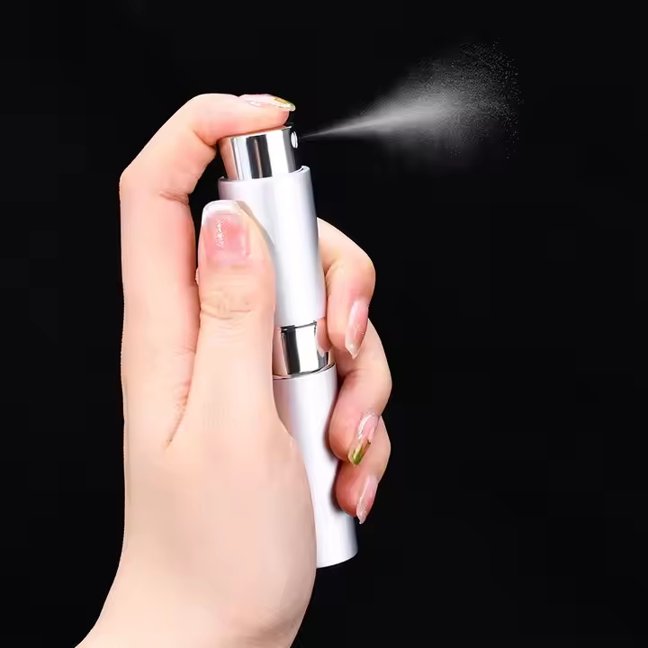 Luxury 8ml 10ML 15ML Mini Perfume Atomizer Refillable Perfume Bottles Travel Sized Aluminum Perfume Atomizer Spray Bottle