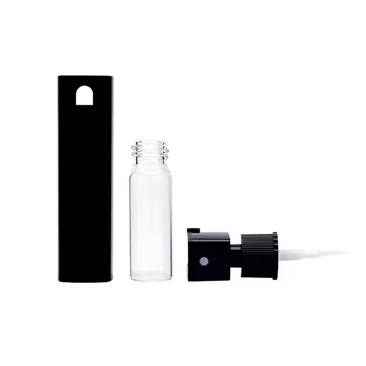 10ml Refillable Pocket Square Glass Perfume Bottle Portable Perfume Spray Bottle