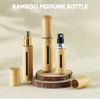 Luxury Perfume Bottle 5ml 8ml 10ml Refillable Bamboo Perfume Bottles with Plastic Glass Inner