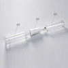 Massage Vacuum Dispensing Bottle 5ml 10ml 15ml AS PP Plastic Eye Cream Vacuum Airless Bottle Tube with Steel Roll on Ball