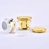 Luxury Design 5g 15g 30g Gold Silver Mushroom Shape Double Wall Plastic Gel Polish Moisturizer Face Eye Cream Cosmetic Jar