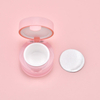 Private Label Empty Plastic Jar for Gel 5g Uv Gel Jars with Flip Lid OEM/ODM Custom Round Nail Gel Jar Mini Cosmetic Packaging