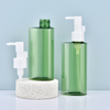 150ml Skin Care Serum Green Plastic Makeup Remover Shampoo Bath PET Plastic Bottle with Press Pump