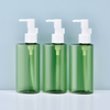 150ml Skin Care Serum Green Plastic Makeup Remover Shampoo Bath PET Plastic Bottle with Press Pump