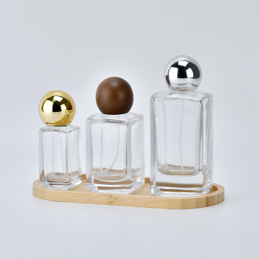 30ml 50ml Empty Perfume Bottle Cosmetic Glass Spray Perfume Bottle with Ball Cap