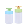 Wholesale White Plastic Shower Gel Pump Bottle Empty Refillable Body Lotion Container with Dispenser Custom Logo