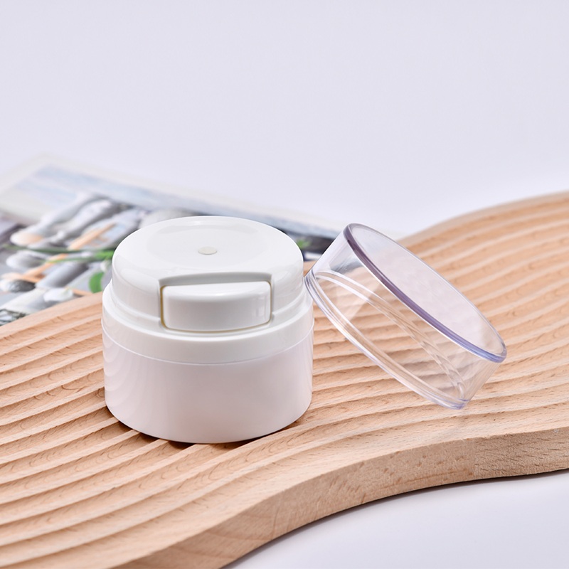New Design White Cosmetic Container Body Lotion Sunscreen Repair Cream Hand Cream BB Cream Packaging Airless Pump Jar