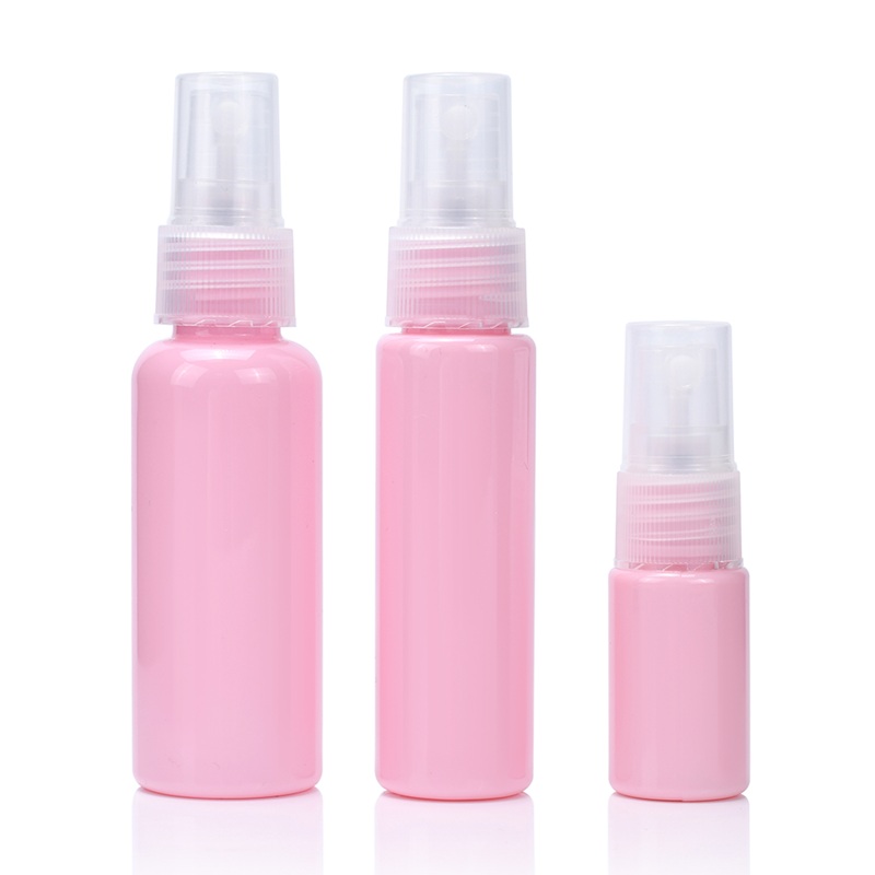 Cosmetic Packaging Macaron Color Red Yellow Sky Blue 10ml 30ml 50ml 100ml pink Plastic Spray Bottle