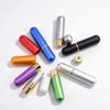 Factory Custom Metal Aromatherapy Bottle 5ml Nasal Inhaler Bottle With Cotton Core Mini Perfume Bottle Luxury for Travel