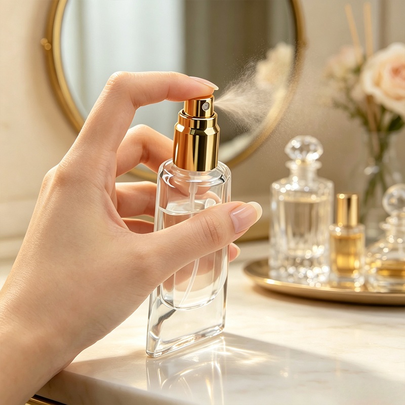 Doldurulabilir Serum Kozmetik Ambalaj 10 ml Şeffaf Esansiyel Yağı Parf&uuml;m Parf&uuml;m Yağı Rulo Cam Şişe ile Rulo Topu