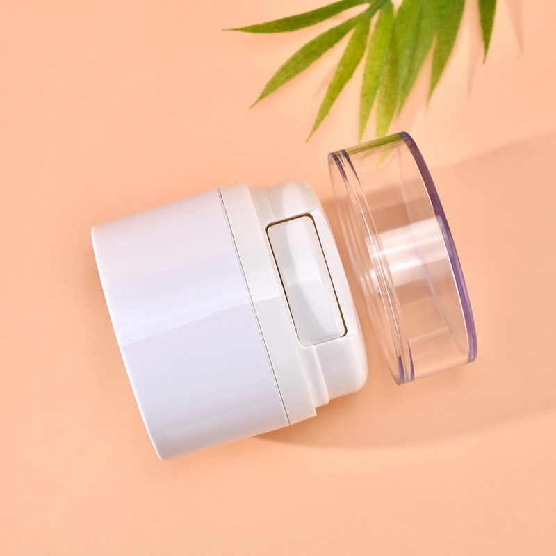 New Design White Cosmetic Container Body Lotion Sunscreen Repair Cream Hand Cream BB Cream Packaging Airless Pump Jar