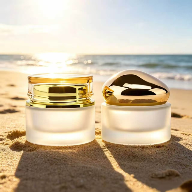 glass paste bottle