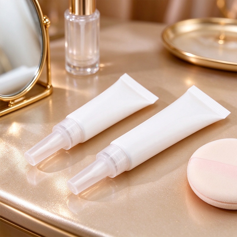 Custom logo 10ml 15ml 20ml Refillable Leak Proof Cosmetic Container Nail Oil Empty Cuticle Oil Plastic Tube with Brush