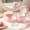 Private Label Empty Plastic Jar for Gel 5g Uv Gel Jars with Flip Lid OEM/ODM Custom Round Nail Gel Jar Mini Cosmetic Packaging