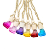 Wholesale Empty Heart Shaped Liquid Car Diffuser Bottle Hanging Colorful Car Air Freshener Bottles