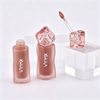 New Design Cute Lip Gloss Plastic Tube 3ml Gloss Brush Screw Pink Tube Wholesale Custom Packaging Private Label