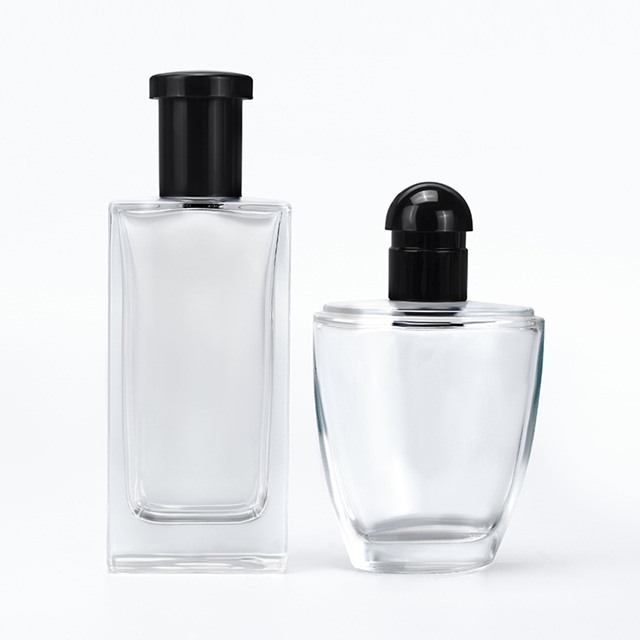 Customized Empty Perfume Fragrance Spray clear 30ml 50ml 60ml Glass Perfume Spray Bottle