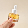 Clear Thick Bottom Glass Bottle with Rubber Dropper