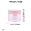 Private Label Empty Plastic Jar for Gel 5g Uv Gel Jars with Flip Lid OEM/ODM Custom Round Nail Gel Jar Mini Cosmetic Packaging