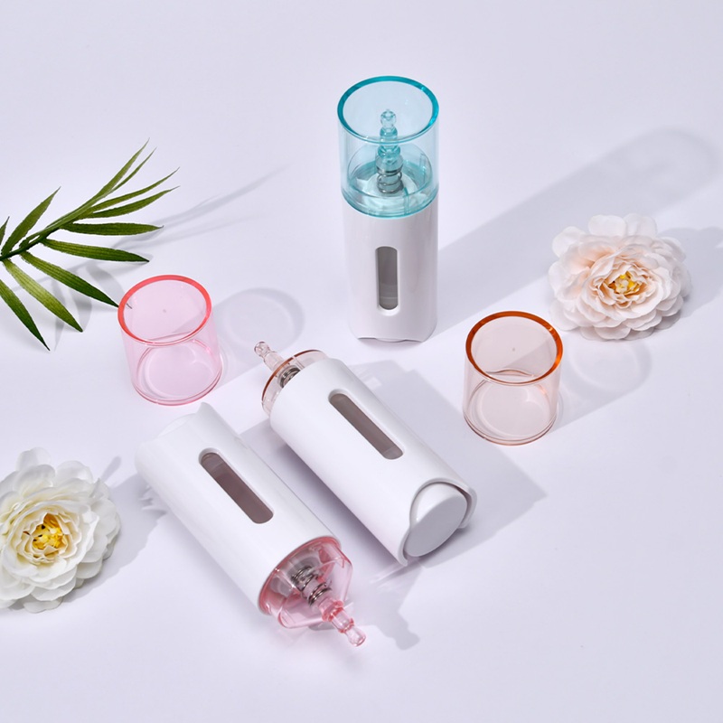 15ml Double Wall Serum Essential Oil BB Cream Airless Bottle Matte Rose Gold Cosmetic Tube With Window for Eye Cream