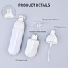 White PET Pump Spray Bottle 50ml 60ml 80ml 100ml 200ml 300ml Essence Lotion Toner Skincare Fine Mist Cosmetic Spray Bottle