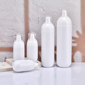 White PET Pump Spray Bottle 50ml 60ml 80ml 100ml 200ml 300ml Essence Lotion Toner Skincare Fine Mist Cosmetic Spray Bottle