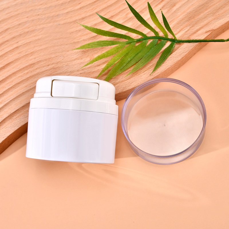 New Design White Cosmetic Container Body Lotion Sunscreen Repair Cream Hand Cream BB Cream Packaging Airless Pump Jar