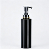 Luxury 200ml 250ml 300ml 500ml Shampoo and Conditioner Shower Black Plastic Lotion Pump Bottle