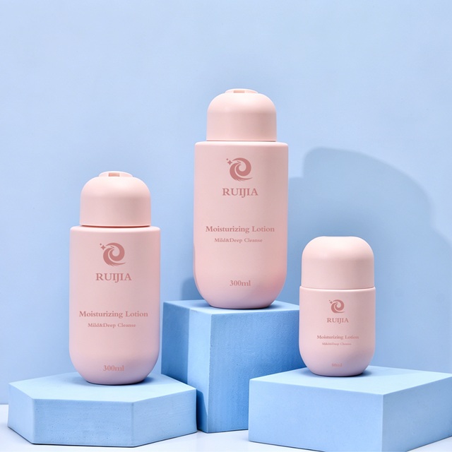 Empty 80ml 250ml 300ml 350ml 500ml PE Round Bottom Shampoo Hair Conditioner Body Wash Lotion Cream Bottle with Flip Top Cap
