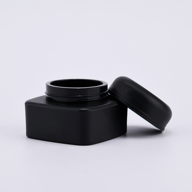High Quality 5g 20g square White Black pink Eye Face Lotion Cream Nail Gel Polish PP Plastic Cosmetic Jar