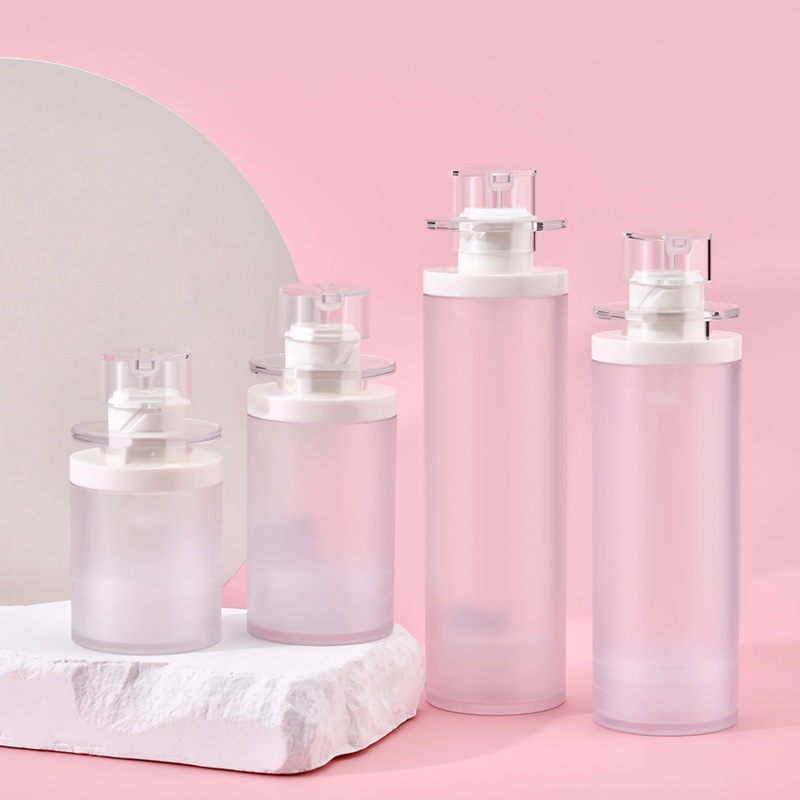 Plastic Frosted Airless Lotion Pump Bottle for Skin Care Serum Face Cream Lotion Serum Foundation Cream Package
