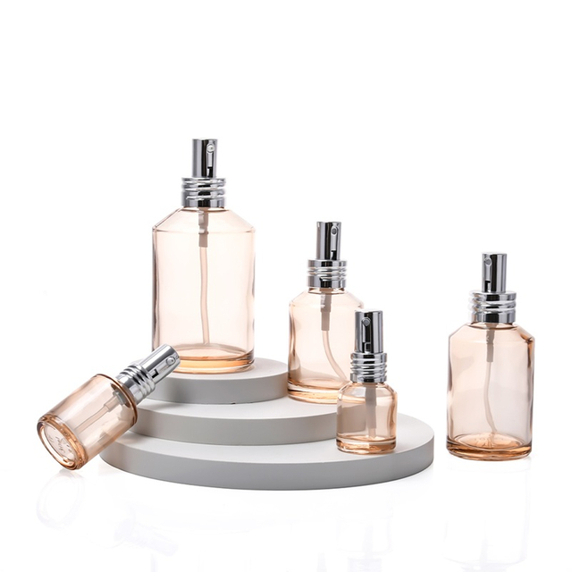 Luxury Oblique Glass Jar 15ml-200ml Range for Cosmetic Products Face Cream Toner Essence Lotion Bottles