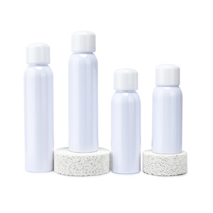 Custom Printed PET Bottle with Pump Dispenser for Sunscreen Lotion Private Label Cosmetic Packaging