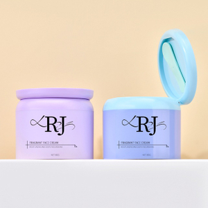 OEM Pink Plastic Powder Pot with Magnetic Spoon