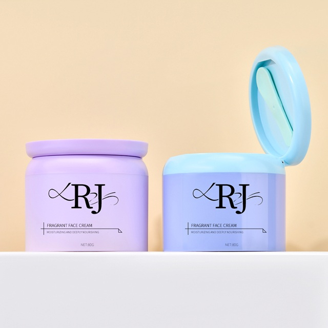 OEM Pink Plastic Powder Pot with Magnetic Spoon