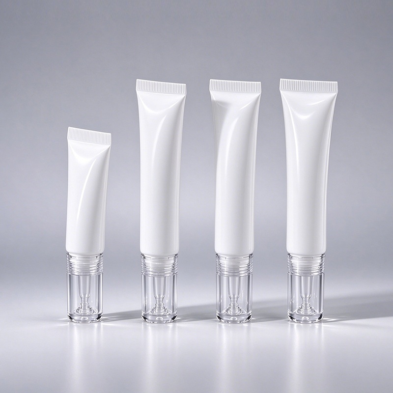 Custom Service Sunscreen Cream Packaging Container Various Types Vacuum Cosmetic Soft Plastic Airless Pump Tube