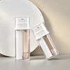 Hot Sale Empty Double Tube 2 in 1 Dual Chamber Face Cream Eye Cream Serum Plastic Cosmetic Airless Lotion Pump Bottles
