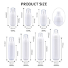 White PET Pump Spray Bottle 50ml 60ml 80ml 100ml 200ml 300ml Essence Lotion Toner Skincare Fine Mist Cosmetic Spray Bottle