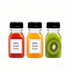 60ml 120ml 250ml PET Plastic Beverage Juice Bottle Square Transparent PET Drinks Plastic Juice Bottle With Cap