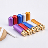 Factory Custom Metal Aromatherapy Bottle 5ml Nasal Inhaler Bottle With Cotton Core Mini Perfume Bottle Luxury for Travel