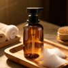 Amber clear Lotion Bottle