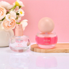 New 30ml Round Glass Foundation Bottle for Portable Energy Facial Moisturizer Eye Cream Lotion Container Cosmetic Packaging