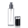 Cosmetic Packaging clear Glass Skin Care Lotion Serum Pump Bottles and Glass Cream Jar Containers