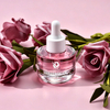 Clear Thick Bottom Glass Bottle with Rubber Dropper