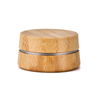 Natural Bamboo Aluminum Jars Round Wormwood Cream Sunscreen Solid Perfume case Box 5g Small Cosmetic Container Cream Jar