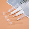 Custom logo 10ml 15ml 20ml Refillable Leak Proof Cosmetic Container Nail Oil Empty Cuticle Oil Plastic Tube with Brush