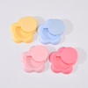 Flower Mobile Phone Back Sticker Blusher Eyeshadow Powder Lipstick Lip Balm Case Cosmetic Container Jar