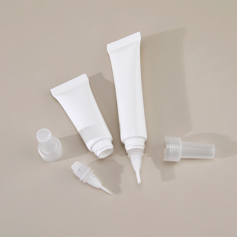 Custom logo 10ml 15ml 20ml Refillable Leak Proof Cosmetic Container Nail Oil Empty Cuticle Oil Plastic Tube with Brush